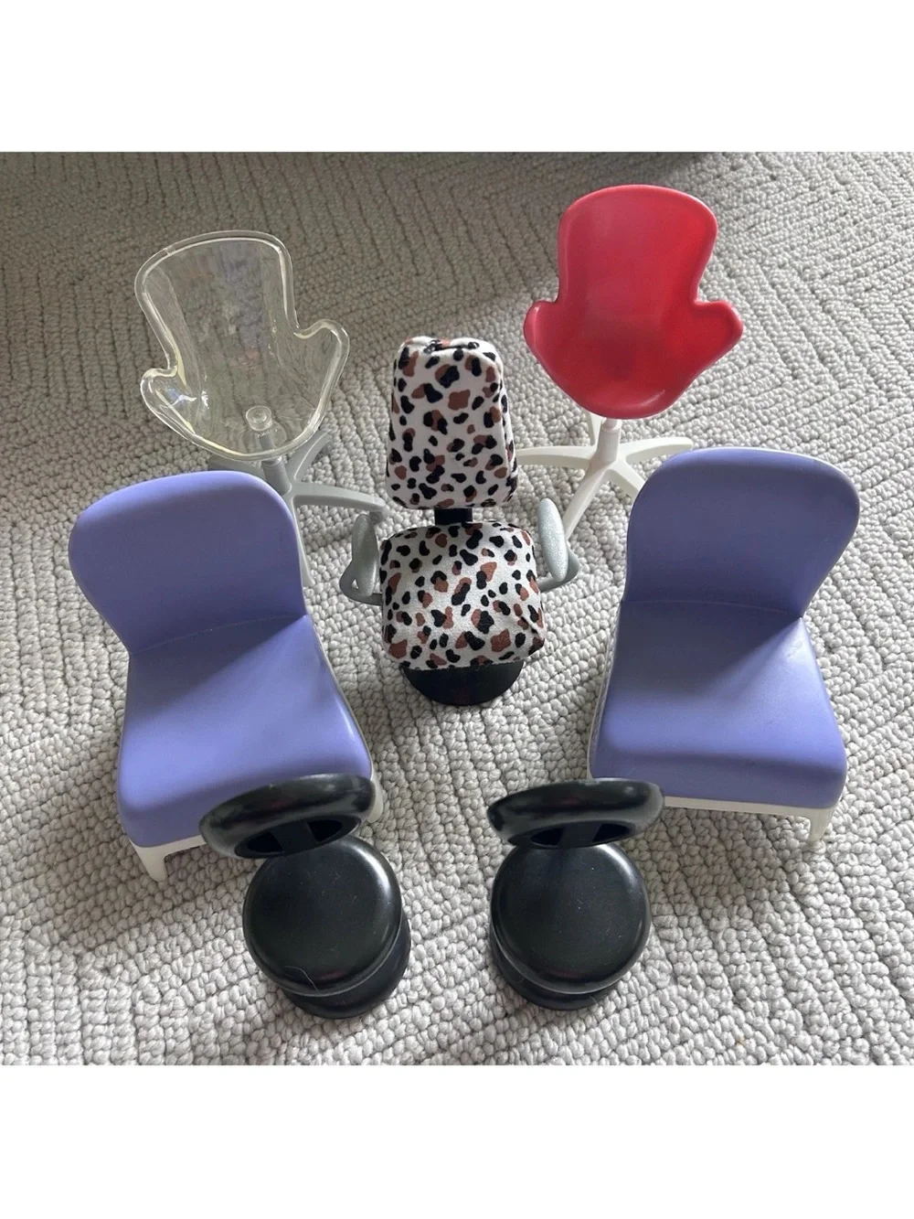 Bratz Fashion Furniture Lot Rare 2000’s MGA Vintage Salon Chairs & Loungers